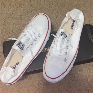All white converse